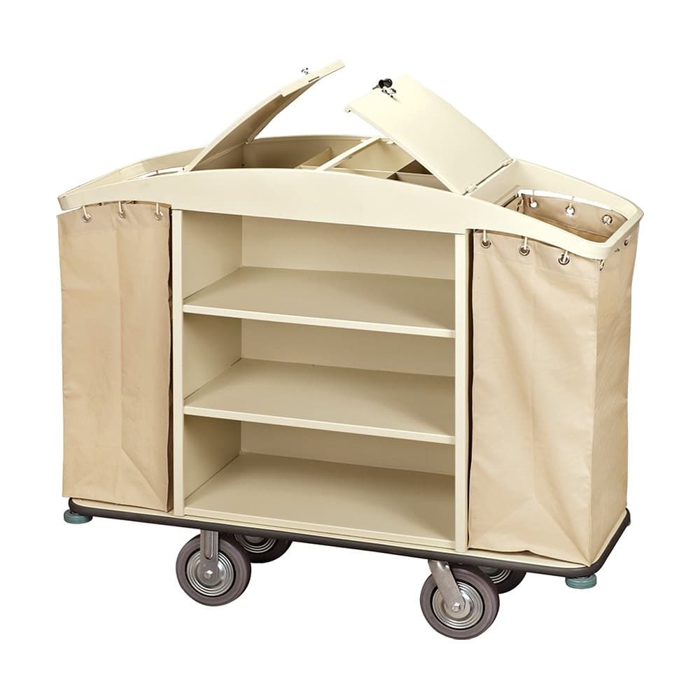 Housekeeping Trolley – Strong Model – Large – Beige – 140×46×118 cm